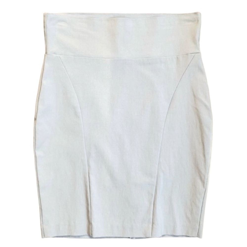 Y2k Costa Blanca Mini Skirt Medium Grey High Waist 2000 Whimsigoth Dark Academia